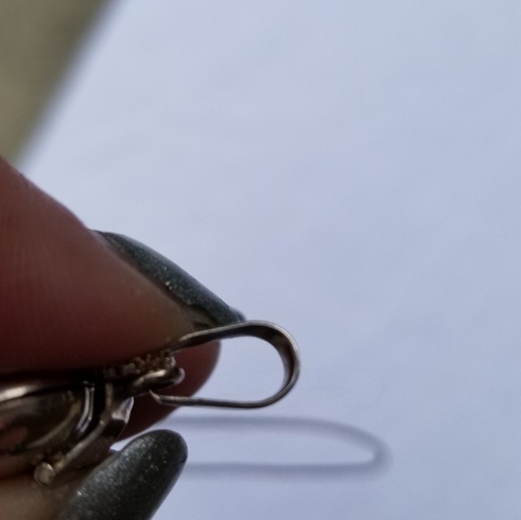 Vintage sterling "D" heart.necklace‎ - Picture 6 of 7